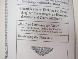 Festschrift zur erinnerung an die Eröffnung de Neuerbauten Museum Senckenbergischen Naturforschenden Gesellschaft zu Frankfurt am Main am 13. Oktober 1907