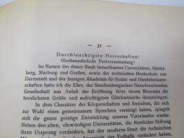 Festschrift zur erinnerung an die Eröffnung de Neuerbauten Museum Senckenbergischen Naturforschenden Gesellschaft zu Frankfurt am Main am 13. Oktober 1907