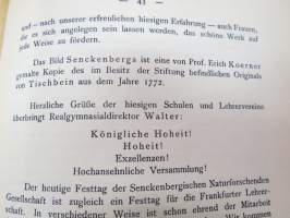 Festschrift zur erinnerung an die Eröffnung de Neuerbauten Museum Senckenbergischen Naturforschenden Gesellschaft zu Frankfurt am Main am 13. Oktober 1907