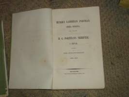 Henrici Gabrielis Porthan Opera Selecta pars prima + pars secunda : H.G. Porthans skrifter i urval I-II1859,1862