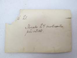 24-vuotispäivä v. 1921 -valokuva / photograph