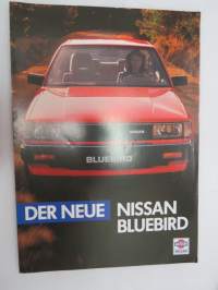 Nissan Bluebird 1984 -myyntiesite, saksankielinen / brochure in german