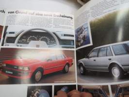 Nissan Bluebird 1984 -myyntiesite, saksankielinen / brochure in german