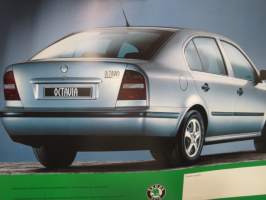 Skoda Octavia 1998 -myyntiesite / brochure