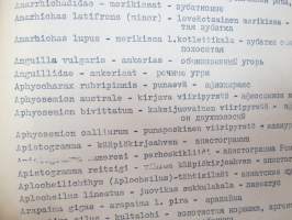Venäläis-suomalainen, suomalais-venäläinen ja latinalais-suomalais-venäläinen kalasanasto / Русско-финский, финско-русский и