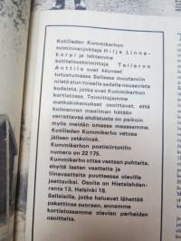 Kotiliesi 1968 nr 10, Lokakuu II -numero,  ilmestynyt 19.10.1968, sis. mm. seur. artikkelit / kuvat / mainokset; Kansikuva &quot;Muistakaamme rajaseudun lapsia&quot;, Rikkalo