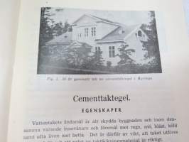 Taktegel av cement -roofing tiles from concrete