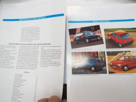 Ford Fiesta 1992 -myyntiesite / brochure