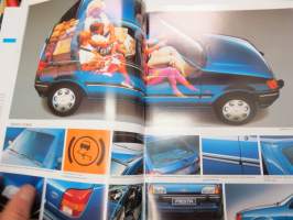 Ford Fiesta 1992 -myyntiesite / brochure