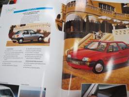 Ford Fiesta 1992 -myyntiesite / brochure