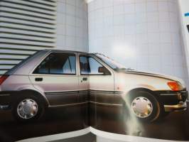 Ford Fiesta 1991 -myyntiesite / brochure