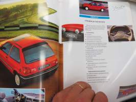 Ford Fiesta 1991 -myyntiesite / brochure