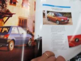 Ford Fiesta 1991 -myyntiesite / brochure