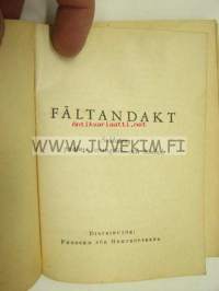 Fältandakt Soldatens psalm, evangelii- och bönbok