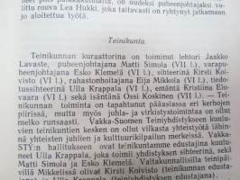 Mynämäen Yhteiskoulu 1960-1961 vuosikirja / school yearbook