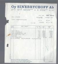 Sinebrychoff Oy - lasku 31.1.1970