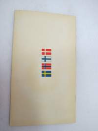 Reklam är en kraft - 3. Nordiska Reklamkongressen i Helsingfors 31.5-1.6.1935 -broschyr / brochure