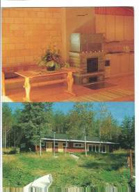 Uukuniemi  - paikkakuntapostikortti, postikortti kulkenut 1990