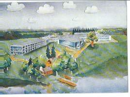 Siilinjärvi Kunnonpaikka  - paikkakuntapostikortti, postikortti kulkenut -80