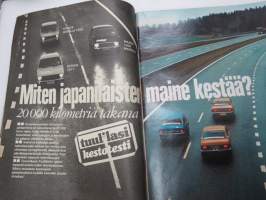 Tuulilasi 1974 nr 12, sisältää mm. seur. artikkelit / kuvat / mainokset; Kansikuva &quot;Rengastesti&quot;, Haastattelussa Knuut Aas - liikkuvan Poliisin pällikkö, North