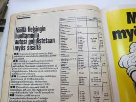 Tuulilasi 1974 nr 12, sisältää mm. seur. artikkelit / kuvat / mainokset; Kansikuva &quot;Rengastesti&quot;, Haastattelussa Knuut Aas - liikkuvan Poliisin pällikkö, North