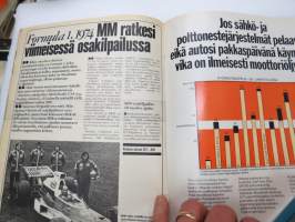 Tuulilasi 1974 nr 12, sisältää mm. seur. artikkelit / kuvat / mainokset; Kansikuva &quot;Rengastesti&quot;, Haastattelussa Knuut Aas - liikkuvan Poliisin pällikkö, North