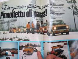 Tuulilasi 1974 nr 12, sisältää mm. seur. artikkelit / kuvat / mainokset; Kansikuva &quot;Rengastesti&quot;, Haastattelussa Knuut Aas - liikkuvan Poliisin pällikkö, North