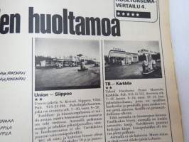 Tuulilasi 1974 nr 12, sisältää mm. seur. artikkelit / kuvat / mainokset; Kansikuva &quot;Rengastesti&quot;, Haastattelussa Knuut Aas - liikkuvan Poliisin pällikkö, North