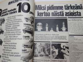 Tuulilasi 1974 nr 9, sisältää mm. seur. artikkelit / kuvat / mainokset; Kansikuva &quot;Lampputesti&quot;, Austin Allegro, Ford Escort RS 2000, Volvo-malliston