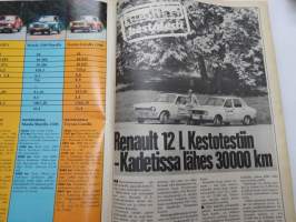 Tuulilasi 1974 nr 9, sisältää mm. seur. artikkelit / kuvat / mainokset; Kansikuva &quot;Lampputesti&quot;, Austin Allegro, Ford Escort RS 2000, Volvo-malliston