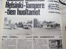 Tuulilasi 1974 nr 9, sisältää mm. seur. artikkelit / kuvat / mainokset; Kansikuva &quot;Lampputesti&quot;, Austin Allegro, Ford Escort RS 2000, Volvo-malliston
