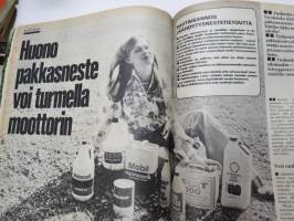 Tuulilasi 1974 nr 9, sisältää mm. seur. artikkelit / kuvat / mainokset; Kansikuva &quot;Lampputesti&quot;, Austin Allegro, Ford Escort RS 2000, Volvo-malliston