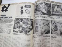 Tuulilasi 1974 nr 9, sisältää mm. seur. artikkelit / kuvat / mainokset; Kansikuva &quot;Lampputesti&quot;, Austin Allegro, Ford Escort RS 2000, Volvo-malliston
