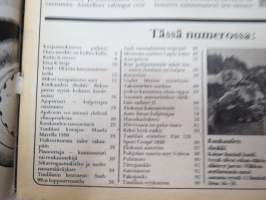 Tuulilasi 1974 nr 8, sisältää mm. seur. artikkelit / kuvat / mainokset; Kansikuva Saab 99, Trial, Ajopiirtuuri - kuljettajan omatunto, Mazda 1300 Marella testi,