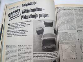 Tuulilasi 1974 nr 8, sisältää mm. seur. artikkelit / kuvat / mainokset; Kansikuva Saab 99, Trial, Ajopiirtuuri - kuljettajan omatunto, Mazda 1300 Marella testi,