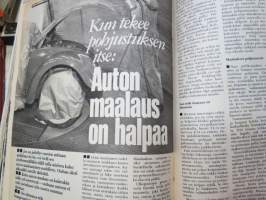 Tuulilasi 1974 nr 8, sisältää mm. seur. artikkelit / kuvat / mainokset; Kansikuva Saab 99, Trial, Ajopiirtuuri - kuljettajan omatunto, Mazda 1300 Marella testi,