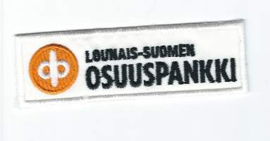 Lounais-Suomen Osuuspankki -   hihamerkki kangasmerkki