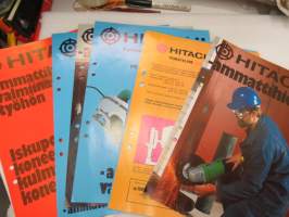 Hitachi hioma- ja porakoneet -8 kpl esite / brochures