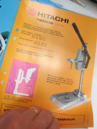 Hitachi hioma- ja porakoneet -8 kpl esite / brochures