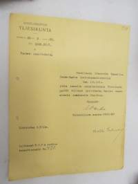 Suojeluskuntain Yliesikunta / Littoisten Osakeyhtiö 20.3.1920 -asiakirja / document