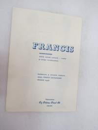 Francis merivalonheittäjät -myyntiesite / brochure