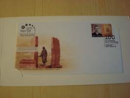 Raoul Wallenberg, 2012, Unkari, ensipäiväkuori, FDC, hieno ja kookas, Unkarin postin alkuperäisessä kotelossa. Katso myös muut kohteeni, minulla on myynnissä