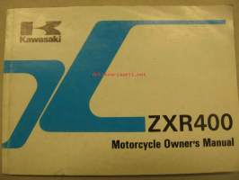 Kawasaki ZXR400 owner´s manual käyttöohjekirja