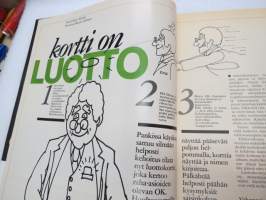 Avotakka 1972 nr 2, kansikuva Riitta &amp; Lasse Mårtenson, arkkitehti Jarkko Kosken oma koti Kuusiston salmen rannalla, Suomen parhaat valmissaunat