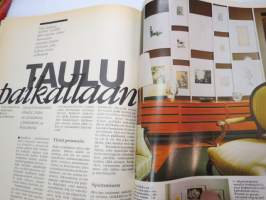 Avotakka 1972 nr 2, kansikuva Riitta &amp; Lasse Mårtenson, arkkitehti Jarkko Kosken oma koti Kuusiston salmen rannalla, Suomen parhaat valmissaunat