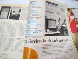 Avotakka 1972 nr 2, kansikuva Riitta &amp; Lasse Mårtenson, arkkitehti Jarkko Kosken oma koti Kuusiston salmen rannalla, Suomen parhaat valmissaunat