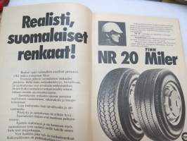 Tuulilasi 1973 nr 5, sis mm. seur. artikkelit / kuvat / mainokset; Kansikuva Jukka Virtanen, Vertailu Fiat 600 - Zastava 750, Kansanmatkailu vaatii yllättävän