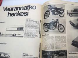 Tuulilasi 1973 nr 5, sis mm. seur. artikkelit / kuvat / mainokset; Kansikuva Jukka Virtanen, Vertailu Fiat 600 - Zastava 750, Kansanmatkailu vaatii yllättävän