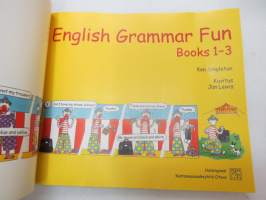 English Grammar Fun - Books 1-3 - Englannin kielioppia sarjakuvina