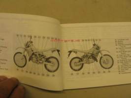 Kawasaki KDX125SR owner´s manual käyttöohjekirja